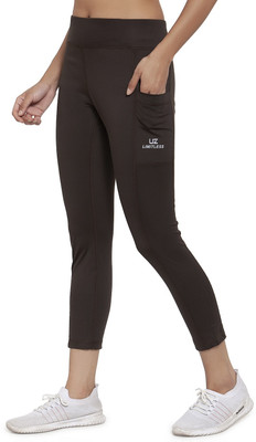 UZARUS Solid Women Grey Tights