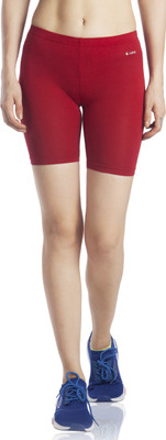LAVOS Solid Women Red Tights