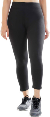 Bluecon Solid Women Black Tights