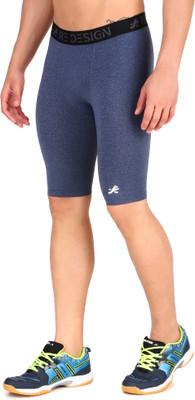ReDesign Apparels Solid Men Blue Tights