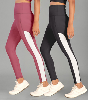 POOJARAN Color Block Women Multicolor Tights