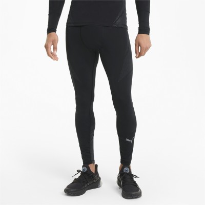 PUMA Solid Men Black Tights