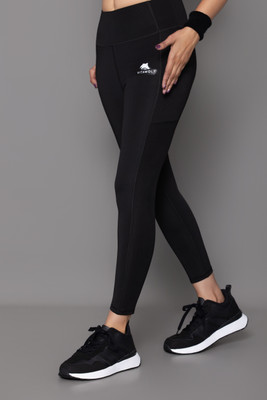 vitawolf Solid Women Black Tights
