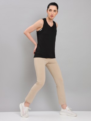 TECHNOSPORT Solid Women Beige Tights