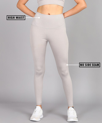 Rhino Rage Solid Women Grey Tights