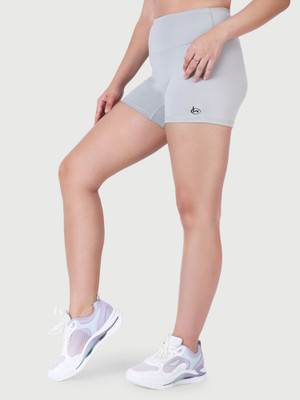 Woomfox Solid Women Grey Tights