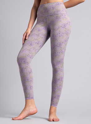 Cult Printed Women Purple Tights