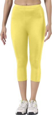 Lycot Solid Women Yellow Tights