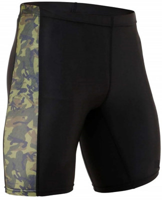 Sportinger Printed Men Black Tights