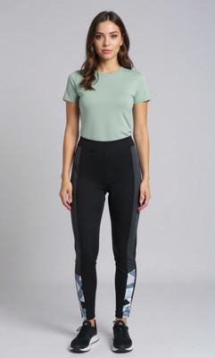 Coolest Fashion Striped Women Black Tights