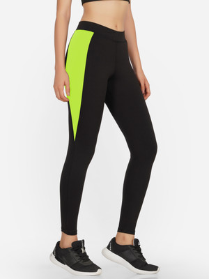 IMPERATIVE by NEU LOOK Color Block Women Black Tights