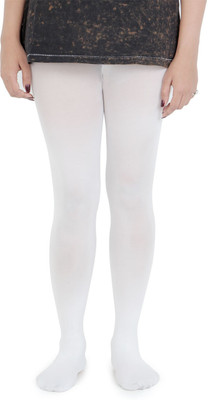 BONJOUR Legging For Girls(White Pack of 1)