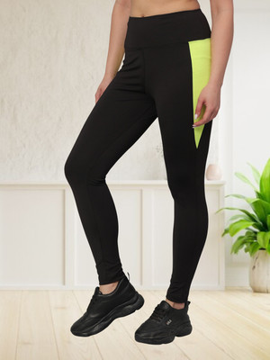 UNICUS APPAREL Color Block Women Multicolor Tights