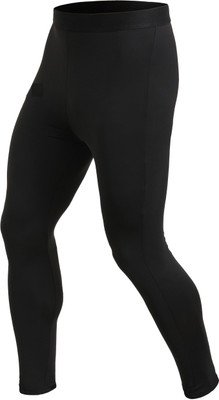 NINQ Self Design Men Black Tights