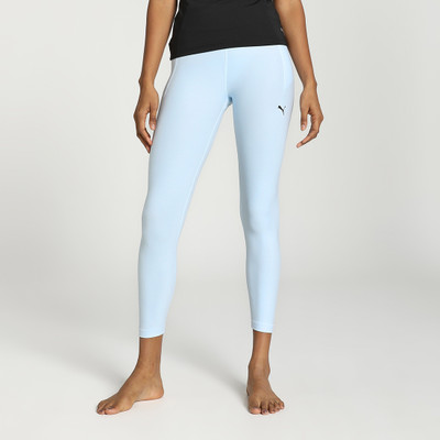 PUMA Solid Women Blue Tights