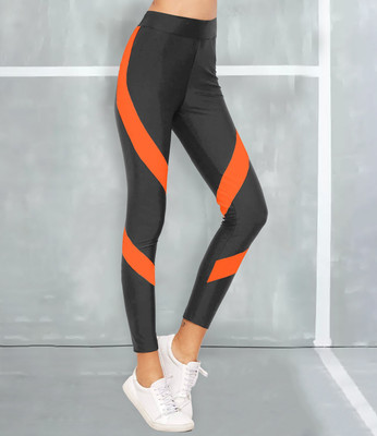M7 By Metronaut Solid Women Grey Tights