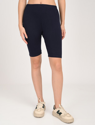 tigie Solid Women Blue Tights