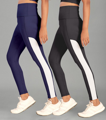 POOJARAN Color Block Women Multicolor Tights