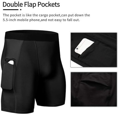 NINQ Solid Men Black Tights