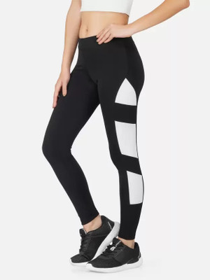 M7 By Metronaut Self Design Women Black Tights