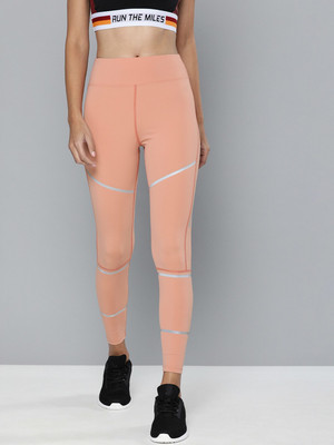 HRX by Hrithik Roshan Printed Women Pink Tights