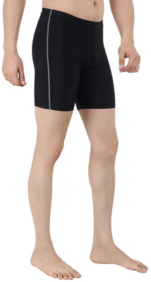NINQ Solid Men Black Tights