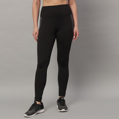 GLITO Color Block Women Grey Tights