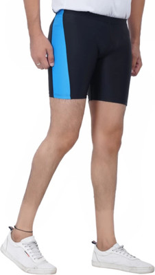 Krishna Trends Self Design Men Black Board/Swim Shorts, Basic Shorts, Gym Shorts, Running Shorts, Cycling Shorts