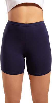 Bodytech Solid Women Blue Tights