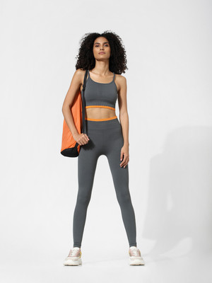 ONLY Striped Women Grey Tights