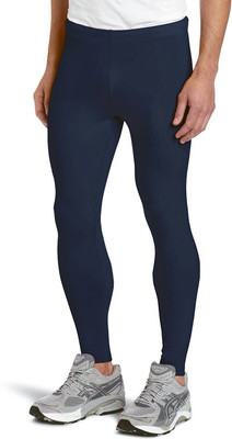 Lycot Solid Men Blue Tights