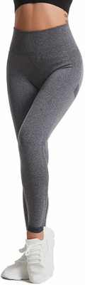 AlexVyan Self Design, Solid Women Grey Tights