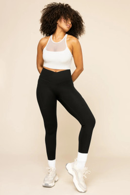 COLOR CAPITAL Solid Women Black Tights