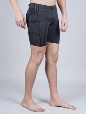 NINQ Solid Men Black Tights