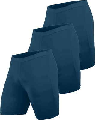 Kyk Solid Men Blue Tights