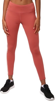 REEBOK Solid Women Pink Tights