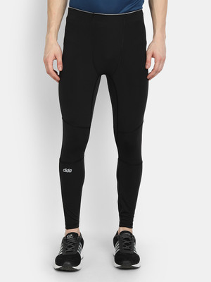 DIDA Solid Men Black Tights