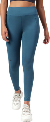 DIDA Solid Women Blue Tights