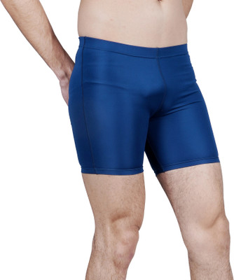 NINQ Solid Men Blue Tights
