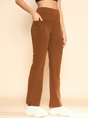 COLOR CAPITAL Solid Women Brown Tights