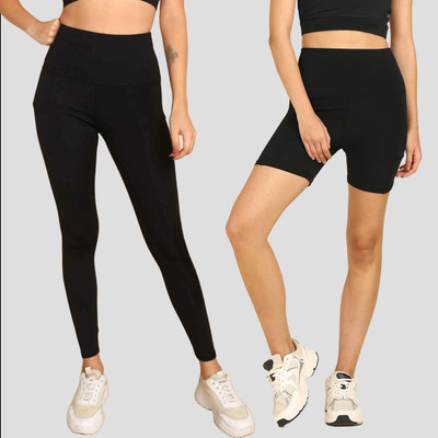 Nexstep Solid Women Black Tights