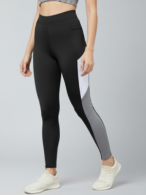 BLINKIN Solid Women Black, Grey Tights
