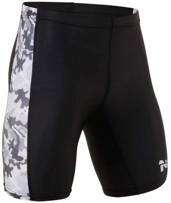 NINQ Printed Men Black, White Tights
