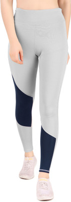 KEOTI Color Block Women Grey Tights