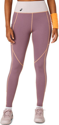 Asics Solid Women Purple Tights