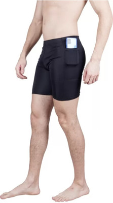 SS CASUAL Solid Men Black Tights