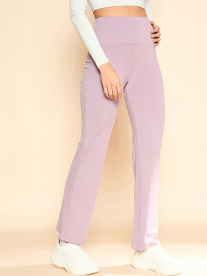 COLOR CAPITAL Solid Women Purple Tights
