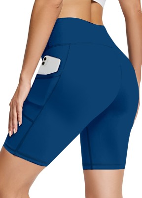 POOJARAN Solid Women Blue Tights