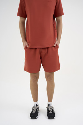 DCYPHR Solid Men Orange Sports Shorts