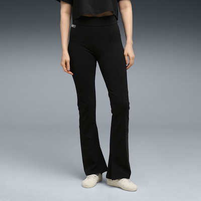 PUMA Solid Women Black Tights